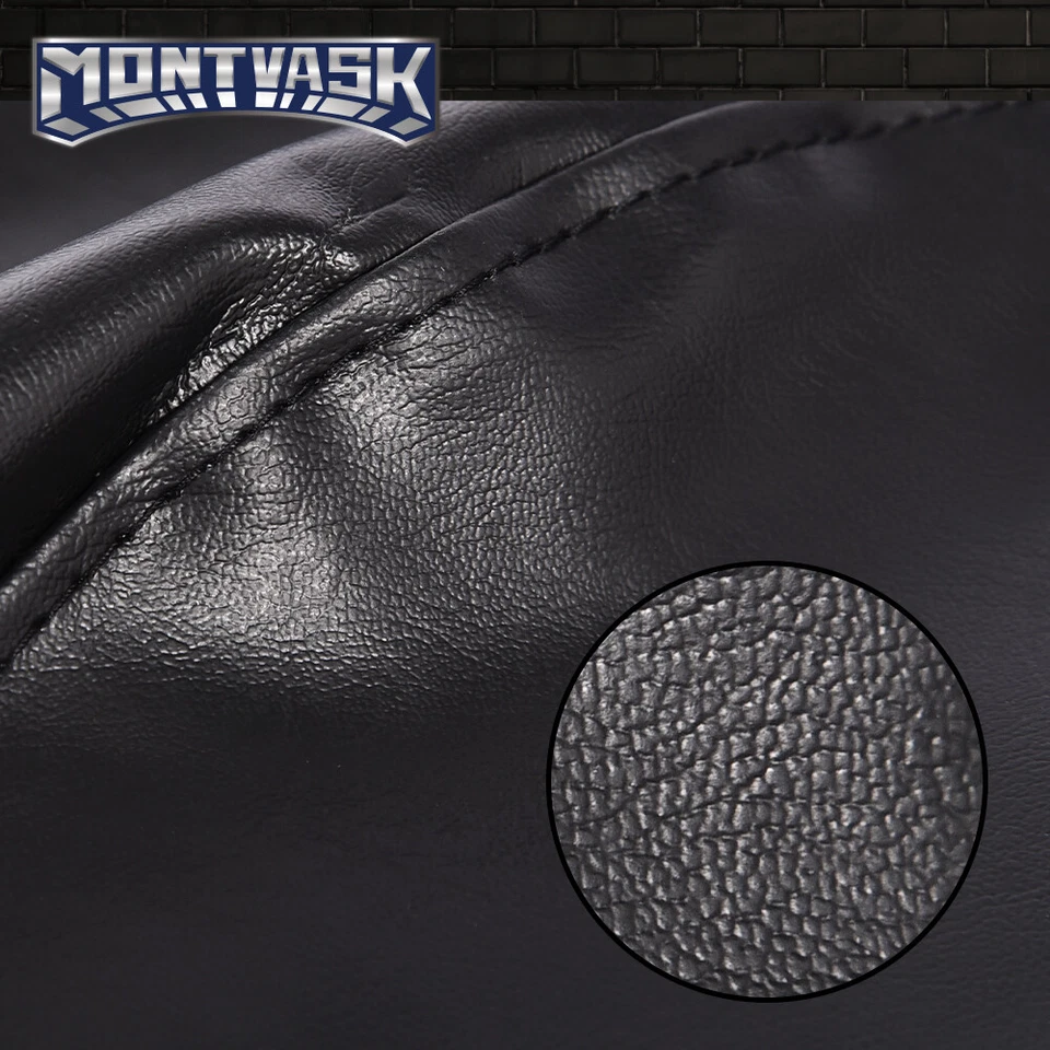 Funda de asiento apta para Yamaha Grizzly 600 1998-2001 cuero nueva cubierta estándar negra Foto 4 de 4