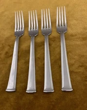 (4) Dinner Forks   Sabatier SBI1 Stainless Flatware