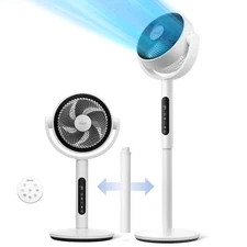 Levoit Standing Fan for Bedroom, 82ft CirculAir 120° Oscillating, 20dB, 908