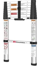 Toolitin Aluminum Telescoping Ladder 8.5' 330 lb Capacity, Soft Close Design