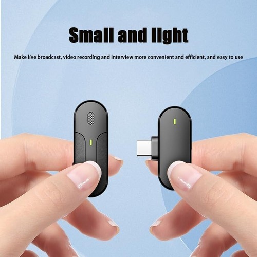 Microphone cravate sans fil avec étui de charge portable pour iPhone 14 et - - Photo 5 sur 5