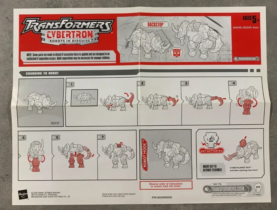 Transformers Cybertron Robots in Disguise (2006) Backstop Figure COMPLETE! - Image 4 of 4
