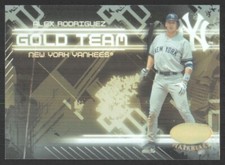 2005 Leaf Certified Materials Gold Team Alex Rodriguez #GT-2