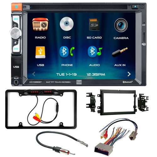 XDVD269BT Bluetooth Car Stereo, Camera + Install Kit for Ford 2004-2008 F-150