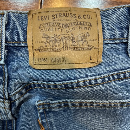 VTG Levis 951 Women’s Jeans Sz 12 L (30x32.5) Mom Orange Tab Relaxed Tapered USA - Picture 7 of 12
