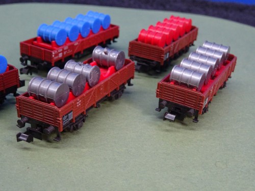 Minitrix Güterwagen 5 Stück Gebraucht 1:160 NB110 - Bild 6 von 7