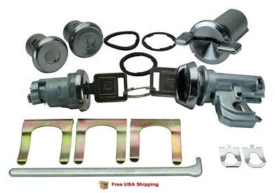 For 1975-1978 Skylark Complete Lock Set w/GM Keys 1 Key System FREE ...