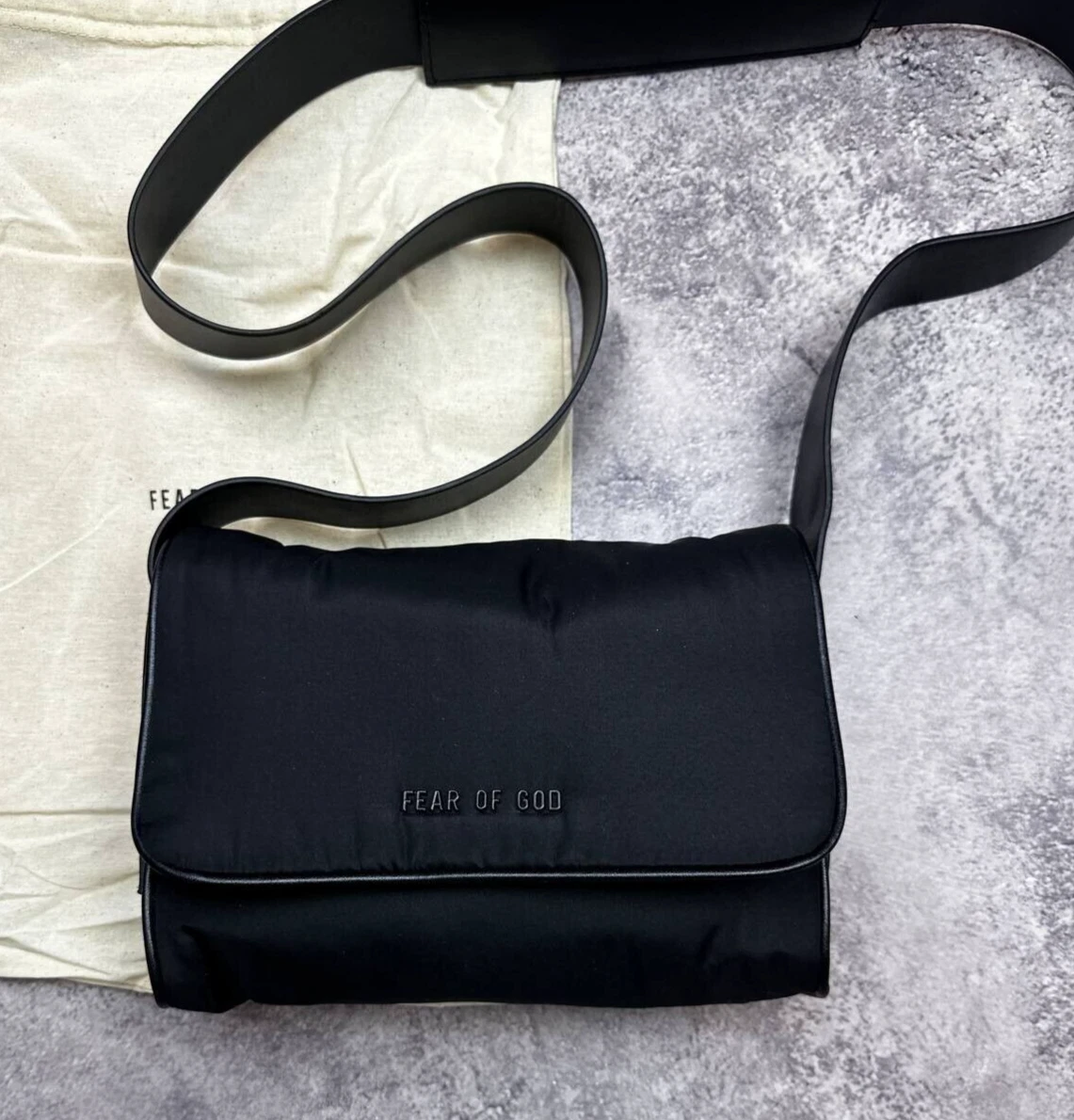 Fear of God Essentials sac bandoulière bandoulière bandoulière messager y3 stussy suprême noir