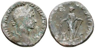 Roman Bronze Sestertius - Rome 222-235 AD - Severus Alexander