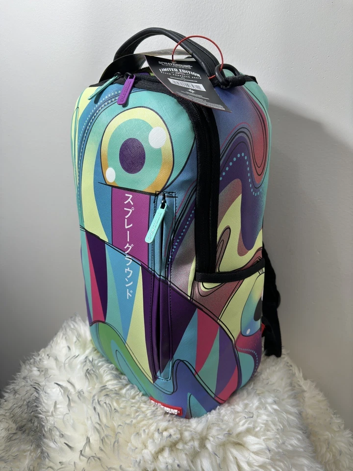 MOCHILA SPRAYGROUND TRIPPY MINDTRIP DLXV EDICIÓN LIMITADA *AGOTADA EN TODAS PARTES* Foto 4 de 4