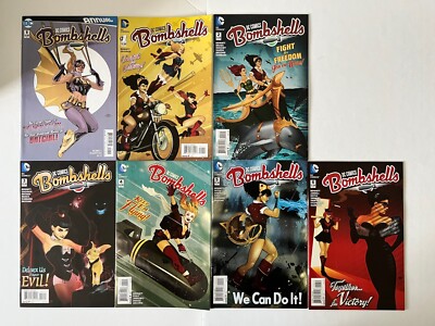 DC Comics Bombshells 1,2,3,4,5,6, 1 Annual lot of 7 books