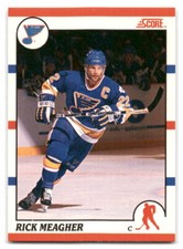Rick Meagher 1990 Score Canadian HOCKEY #267 St. Louis Blues