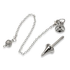 Beadable Pendulum - Interchangeable Bead Design - Customizable Dowsing Pendant