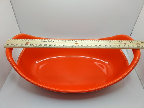 Rachael Ray Orange Casserole Oval Dish With Handles Bakeware 1.25 Quart - Picture 7 of 9
