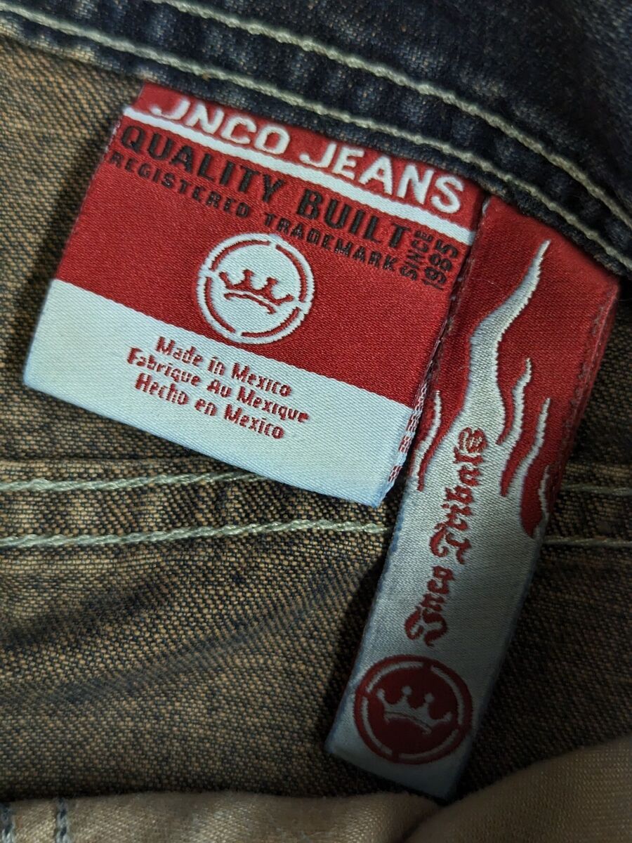VTG JNCO TRIBAL Jeans 16 Baggy Wide Rave Skater 90s Y2K 28 VTG JNCO TRIBAL Jeans 16 Baggy Wide Rave Skater 90s Y2K 28