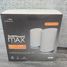 ARRIS SURFboard mAX AX6600 Tri-Band Wi-Fi 6 Mesh System 2 Routers Model W121