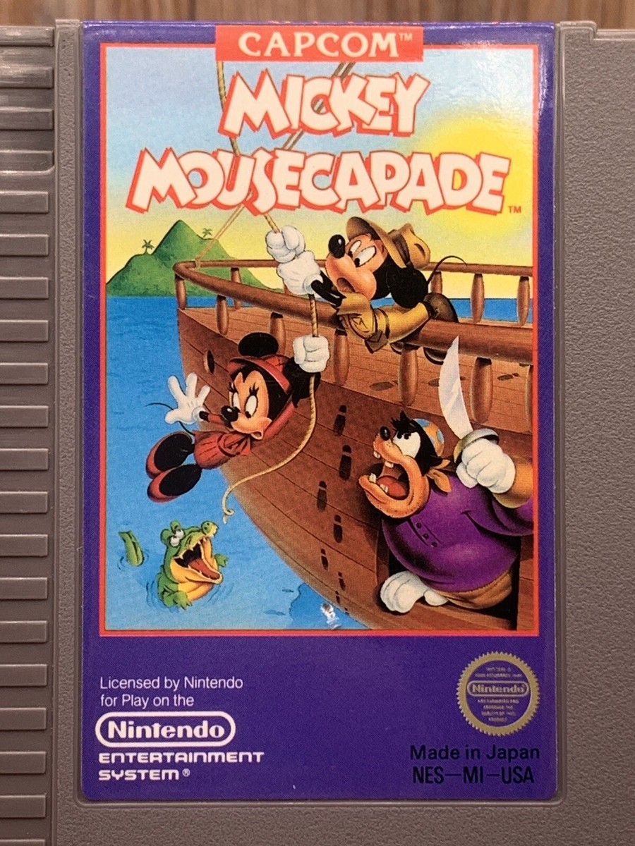 Mickey Mousecapade Disney NES Nintendo Entertainment System Game