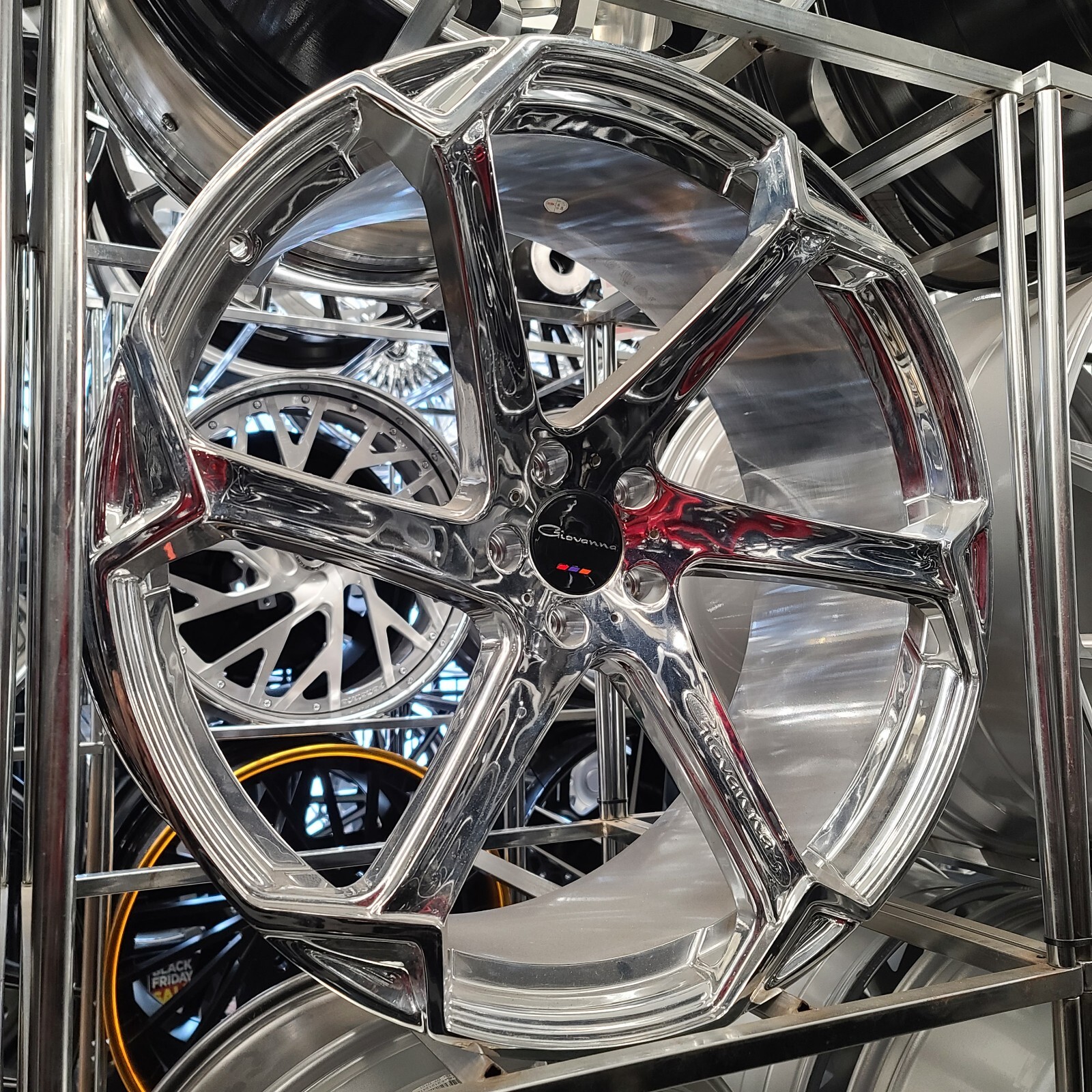 24X10 GIANELL DALAR X CHROME 5X120 PCD 72.56 CB BMW ROLLS ROYCE RANGE ROVER