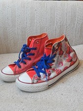 Converse All Star Kids Sneakers 12.5 Lace Up High Top RARE