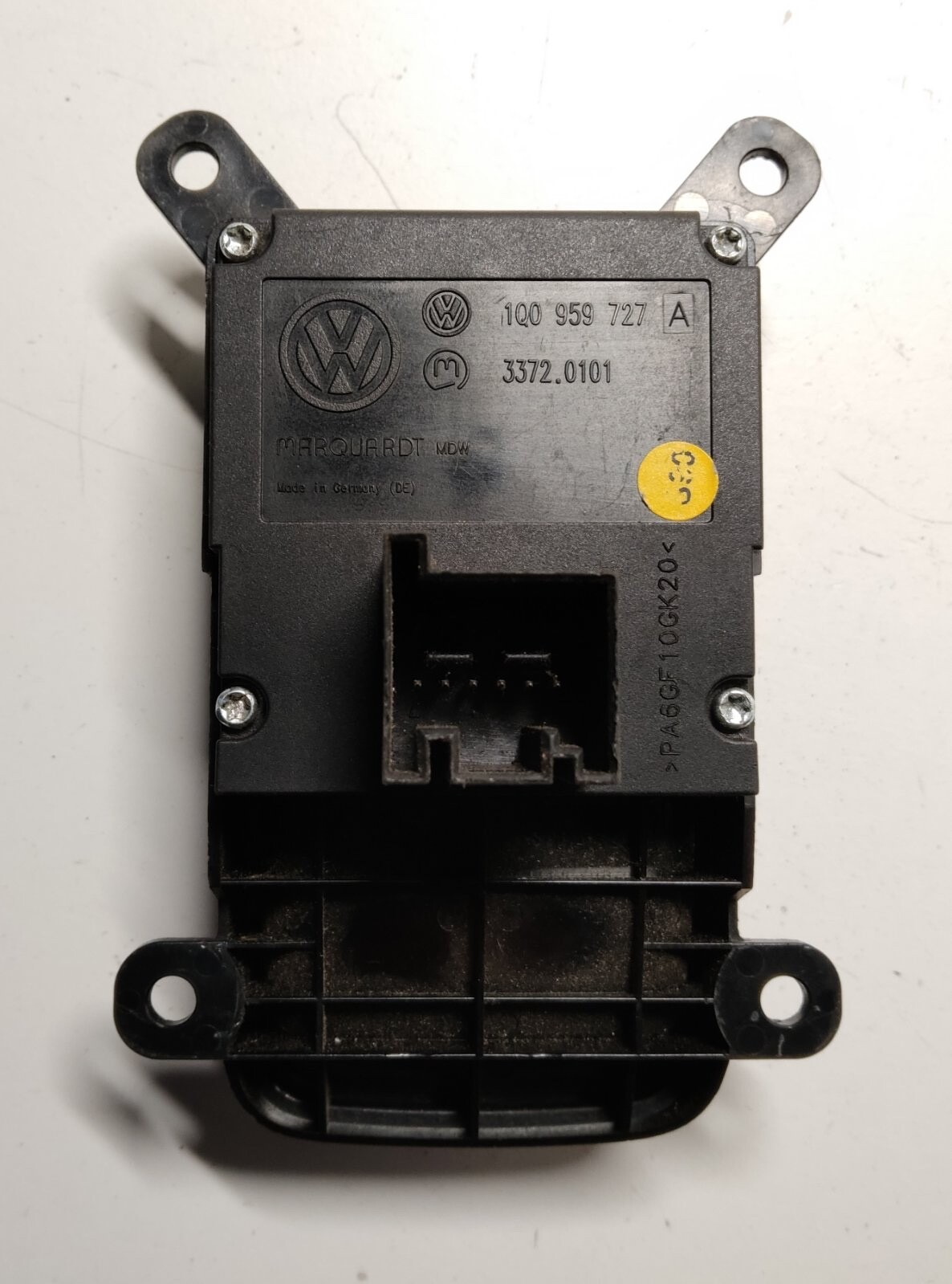 2009 Volkswagen EOS Convertible Top Roof Control Switch 1Q0959727 