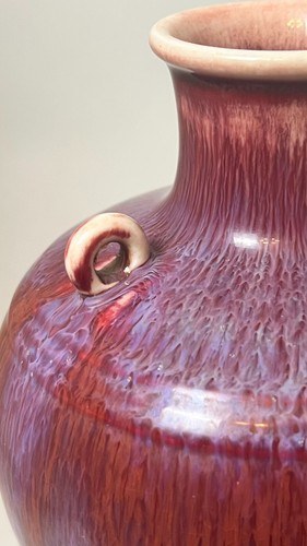 A Chinese flambe glazed Meiping vase, Qianlong mark but 19th century - Imagen 10 de 13