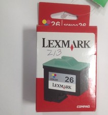 Lexmark Ink Cartridge 26 32 33 35 36 Black Tri-Color Expiration date not present