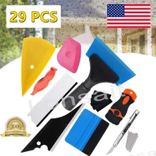 29PCS Car Window Tint Tools Kit Auto Film Tinting Scraper Squeegee Installation