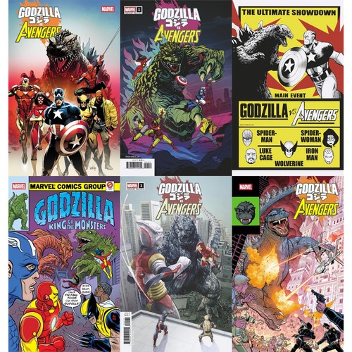 Godzilla vs. Marvel (2025) Fantastic Four Hulk X-Men Marvel Comics COVER SELECT - Picture 24 of 33