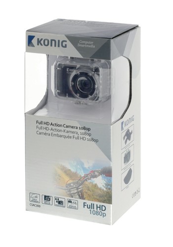 FULL HD BLACK ACTION CAM CAMERA 1080P, WATERPROOF HOUSING + MOUNTS, CSAC300 - Picture 4 of 10