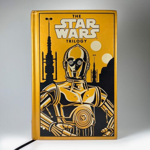 2015 STAR WARS TRILOGY Gold Leatherbound C-3PO Collector's Edition Hardcover - Picture 1 of 7