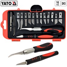 Bastelmesser Skalpell Präzisionsmesser Cuttermesser Schnitzmesser 18-tlg Set