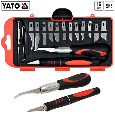 Bastelmesser Skalpell Präzisionsmesser Cuttermesser Schnitzmesser 18-tlg Set