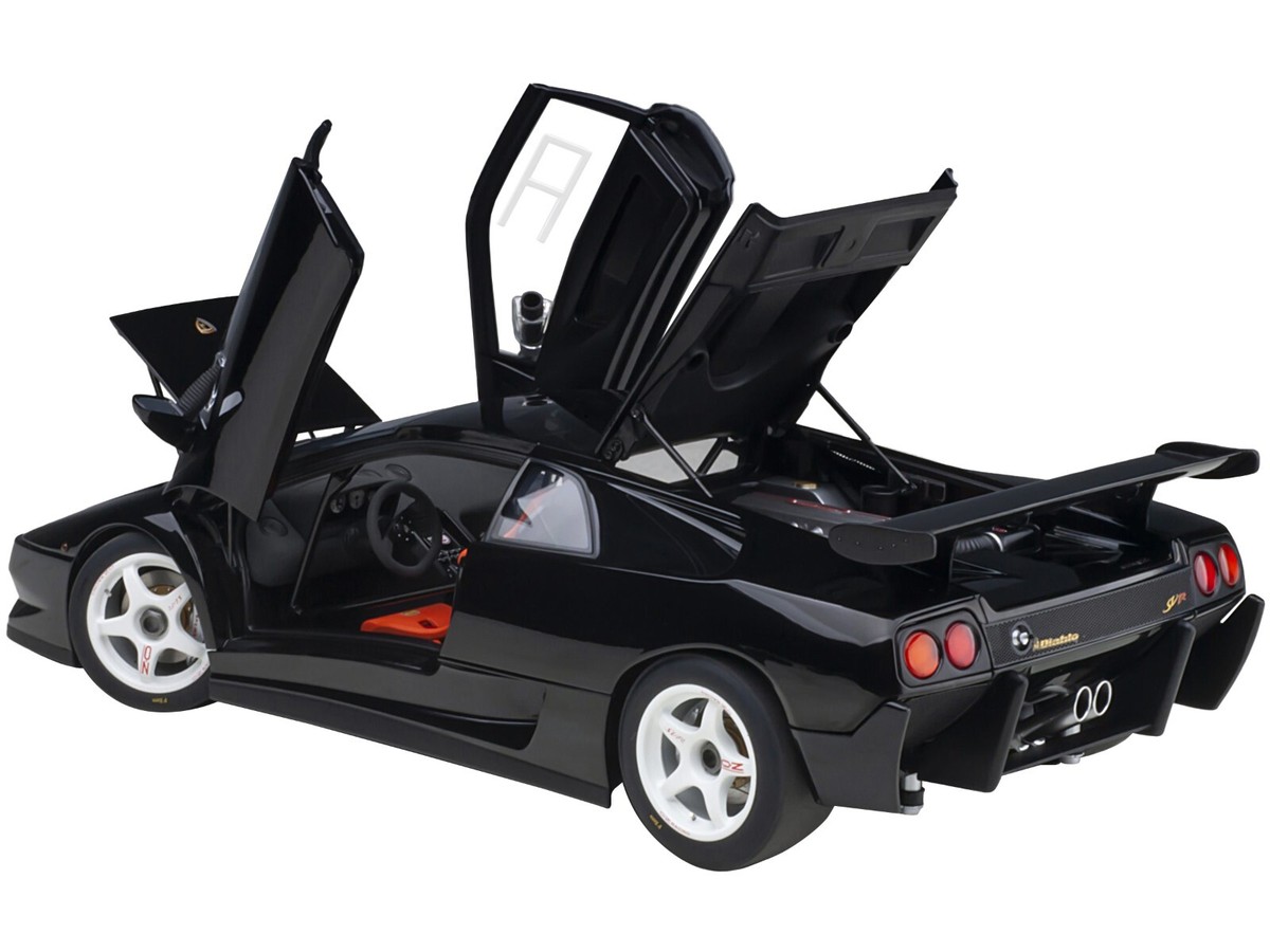 LAMBORGHINI DIABLO SV-R DEEP BLACK 1/18 MODEL CAR BY AUTOART 79146