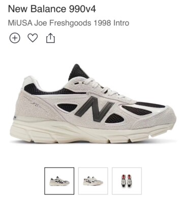 Joe Freshgoods New Balance 990v4 “Intro” JFG 990V4 - US Joe Freshgoods New Balance 990v4 “Intro” JFG 990V4 - US