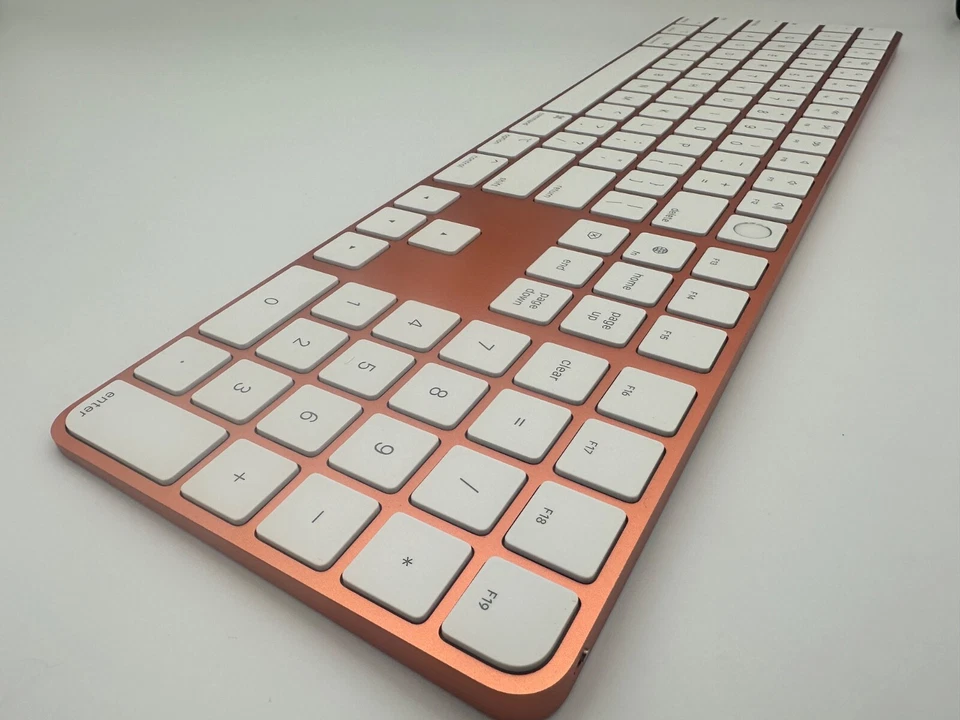 Orange Apple Magic Keyboard W/Touch ID & Numeric Keypad (10 key) A2520 MMMR3LL/A - Image 4 of 4