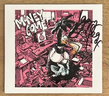 IGGY AZALEA Money Come Signed CD Cover AUTOGRAPHED RARE Sam Blanchard Art #2