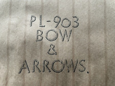  27 Vintage MARX PLAYSET Paper Bag only BOW  ARROWS PL-903 new old stock NOS