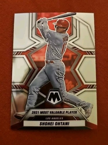 2022 Panini Mosaic - 2021 Award Winners Silver Prizm #281 Shohei Ohtani