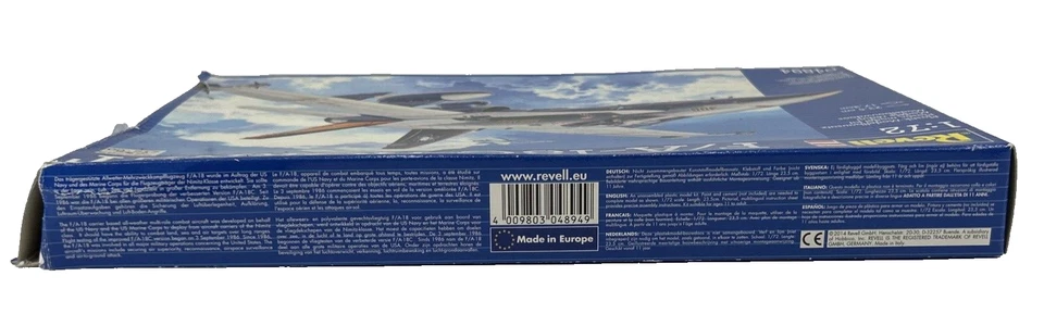 Revell Model F/A 18C Hornet 04894 04298 1:72 Scale NEW in Box - Image 4 of 4