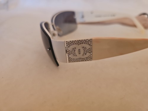 Occhiali da sole Chanel 4117B 287/8G 62 16 125 senza montatura cristalli Swarovski - Foto 5 di 9