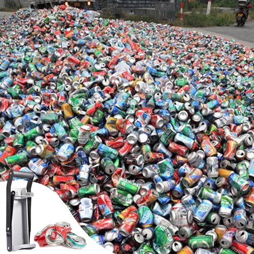 16 oz. Metal Can Crusher, Heavy-Duty Wall-Mounted Smasher for Aluminum Seltzer - Picture 9 of 12