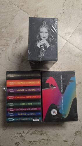 Throne of Glass Paperback Box 8 books Set by Sarah J Maas New Release 23-7- 24