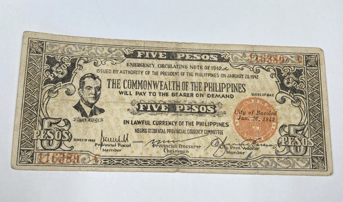 1942 年菲律宾纸币| eBay
