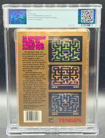 Ms Pac-Man Nintendo NES Jacksonville Collection Sealed New PSA 9.0 A+ NOT WATA