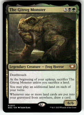 #ad THE GITROG MONSTER #117 MTG COMMANDER: EDGE OF ETERNITIES MYTHIC $1.94