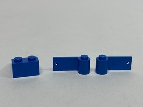 LEGO Star Wars 7131 Anakin's Podracer Printed Parts  Blue Doors Slope