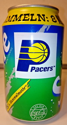 Sprite Coca Cola Can Dose 1996, NBA Top-Teams Nr. 4 Indiana Pacers, 90s vintage