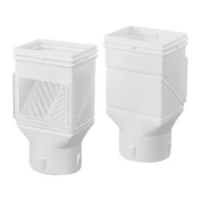 Uimoso Rainwater Collection Kit for 2x3 & 3x4 In Downspouts