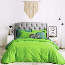 Green Duvet Cover King 100 Cotton 3 Pcs Set 1 Light Green Duvet Cover with