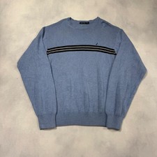 Nautica Knitted Jumper Pullover Knit Sweater With Embroidered Logo Men's Xl